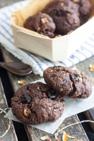 Recette Cookies triple chocolat | vegan