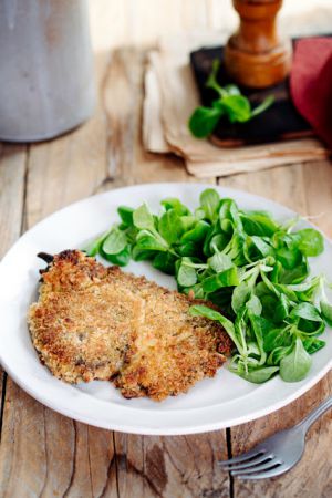 Recette Aubergines panées au fromage