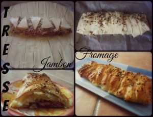 Recette Tresse Jambon-Fromage