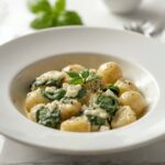 Recette Creamy Gnocchi with Spinach and Feta