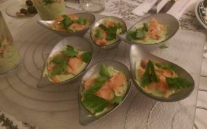 Recette Verrines avocat et saumon fumé