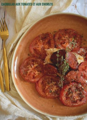 Recette Cabillaud aux tomates et au chorizo