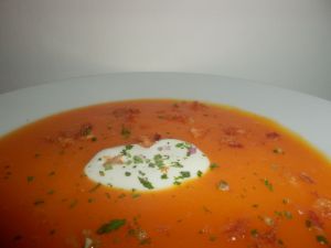 Recette Soupe velouté carotte/pomme de terre/courgette