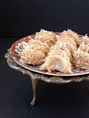 Recette Cornes de gazelle aux amandes bâtonnets