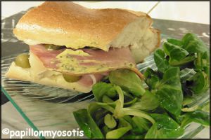 Recette Sandwiches jambon fromage [#pausedej #baguette #sandwich]