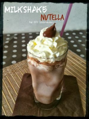 Recette Milkshake nutella