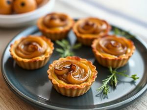 Recette Découvrez comment réaliser des mini tartes tatins aux oignons caramélisés – Recette facile!