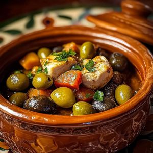 Recette Découvrez l’Incontournable Recette du Tajine aux Olives pour un Repas Exquis