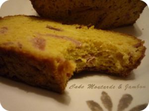 Recette Cake Moutarde & Jambon