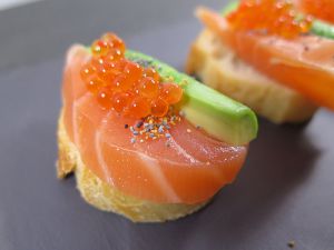Recette Duo de saumon & avocat au yuzu