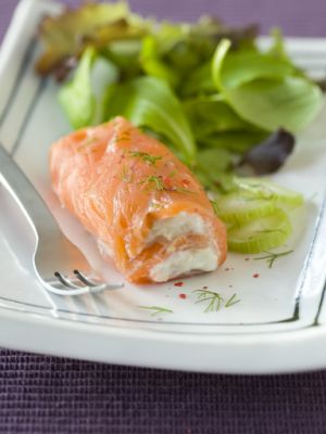 Recette Roulade de saumon, fenouil et mascarpone