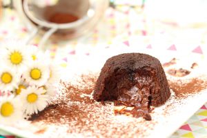 Recette Fondant au chocolat, cœur coulant (vegan, sans gluten)