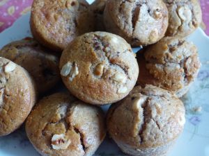 Recette Muffins aux noisettes et chocolat