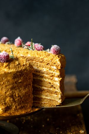 Recette Medovik , un beau dessert de Noël