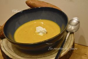 Recette Velouté de carottes et patates douces