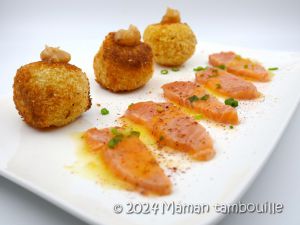 Recette Arancini et saumon