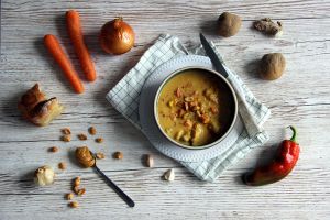 Recette Curry à la butternut, carottes et pomme de terre