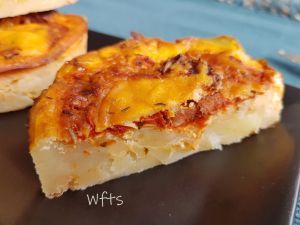 Recette Petits gratins de pommes de terre façon pizza