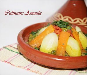 Recette Tajine marocain aux légumes