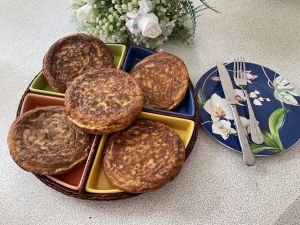 Recette Pancakes à la courgette fourrés