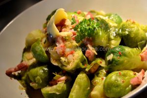 Recette Embeurrée De Choux De Bruxelles Au Vin Blanc