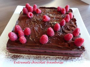 Recette Entremets chocolat-framboise – Foodista # 52