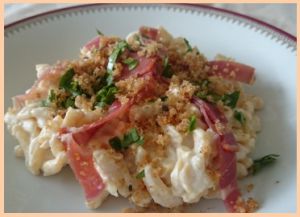 Recette Spaetzles au jambon cru