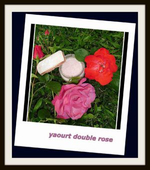 Recette Yaourt double rose