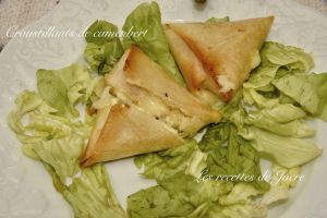 Recette Salade de croustillant de camenbert