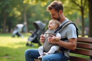 Recette Porte-bébé : le meilleur moment pour mettre bébé en position