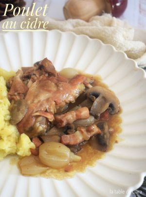 Recette Poulet au cidre (recette réactualisée)