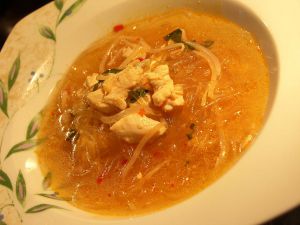 Recette Soupe Asiatique au Poulet
