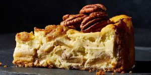 Recette Caramel-Apple Brandy Cheesecake