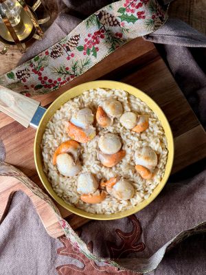 Recette Risotto aux noix de Saint Jacques