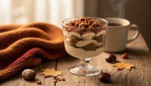 Recette Dégustation d’un tiramisu à la crème de marrons noté 4,7/5 : une explosion de douceur fondante !