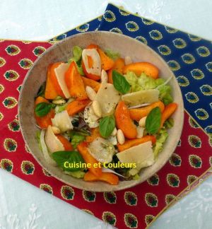 Recette Salade aux abricots et fenouil de Julie Andrieu