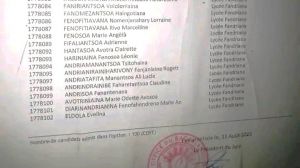 Recette Résultats du Bac 2025 à Madagascar