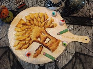 Recette Arbre feuilleté de l'effroi