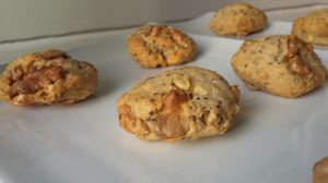 Recette Cookies apéro comté et noix - sans oeuf  // 1ère utilisation des Graines de chia