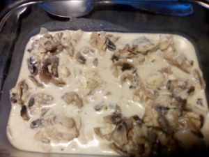 Recette Poisson et champignons à la crème au cookéo
