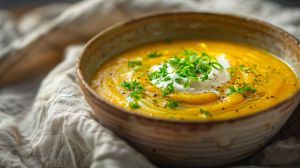 Recette Soupe de courge et citron vert