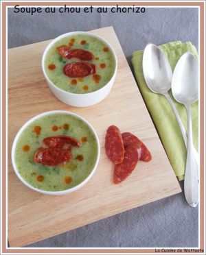 Recette Soupe au chou et au chorizo