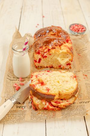 Recette Brioche aux pralines roses extra moelleuse