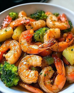 Recette Sauté Crevettes Légumes Facile