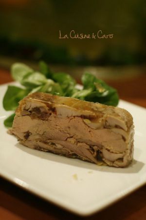 Recette Terrine de Foie gras et Lapin au Safran