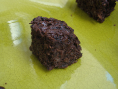 Recette Brownies aux haricots noirs