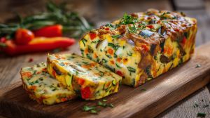 Recette Terrine de légumes courgette, poivron, aubergine