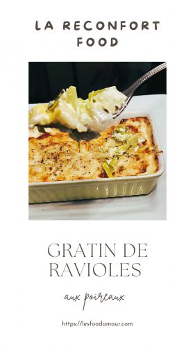 Recette Gratin de ravioles aux poireaux