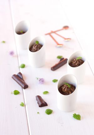 Recette Verrine : Mousse au chocolat à l’avocat {vegan}