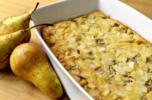 Recette Clafoutis aux poires et amandes